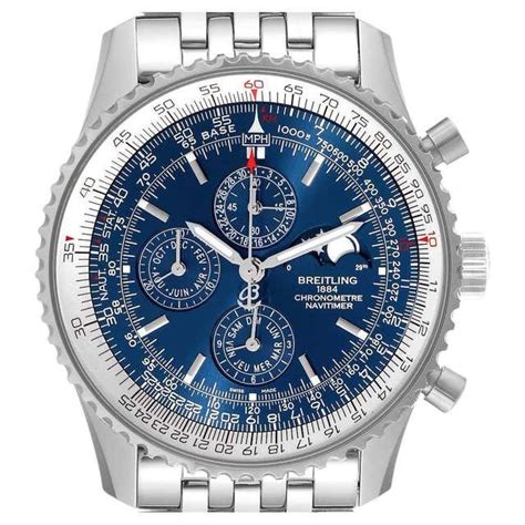 1884 breitling half skeleton face watch|breitling a21350 price.